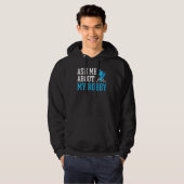 Snowboarding suits men ask me about my hobby snowb hoodie (Vorne ganz)