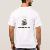 Snowboarding T-Shirt (Rückseite)