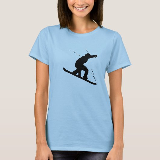 Snowboarding-T - Shirt (Vorderseite)