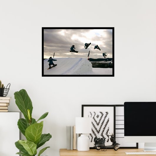 Snowboarding Tricks Poster (Heimbüro)