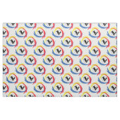 Snowboarding-Tricolor Emblem Stoff (Fat Quarter (45,7 x 55,9 cm))
