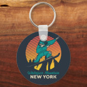 Snowboarding Trip Whiteface Mountain New York Schlüsselanhänger (Vorderseite)