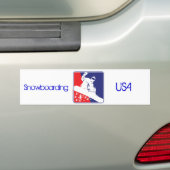 Snowboarding/USA Autoaufkleber (Auf Auto)