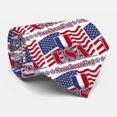 Snowboarding USA Krawatte (Gerollt)