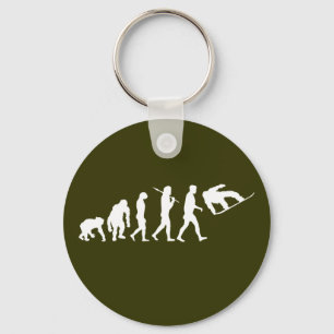 Snowboarding-Winter-Sportinternatsschülergang Schlüsselanhänger