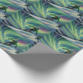 Snowboarding Wrapper Geschenkpapier (Ecke)
