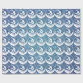 Snowboarding Wrapper Geschenkpapier (Flach)