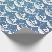 Snowboarding Wrapper Geschenkpapier (Ecke)