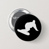 Snowboardingikone Button (Vorne & Hinten)