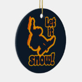 Snowboardverzierung Keramik Ornament (Rechts)