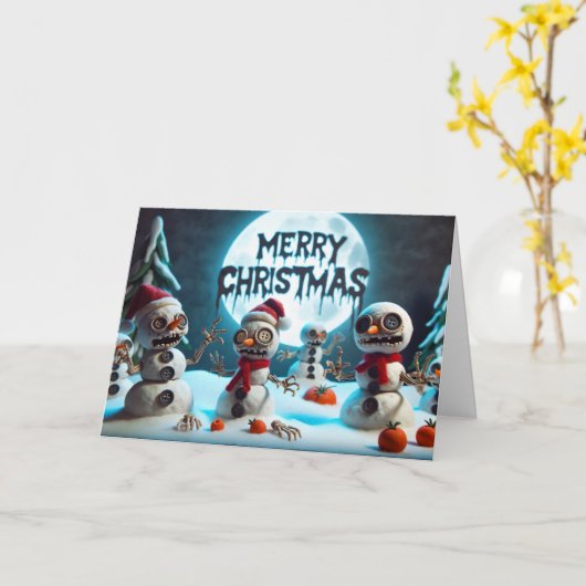 Snowbones Greetings Karte (Gelbe Blume)