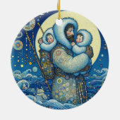 "Snowbound Together" Keramik Ornament (Hinten)