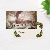 Snowbound Train Christmas - Geschenkmarken (Schreibtisch)