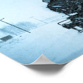 Snowbound Train Poster (Ecke)