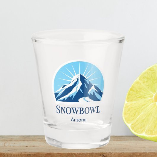 Snowbowl Arizona Flagstaff Shot glass Schnapsglas