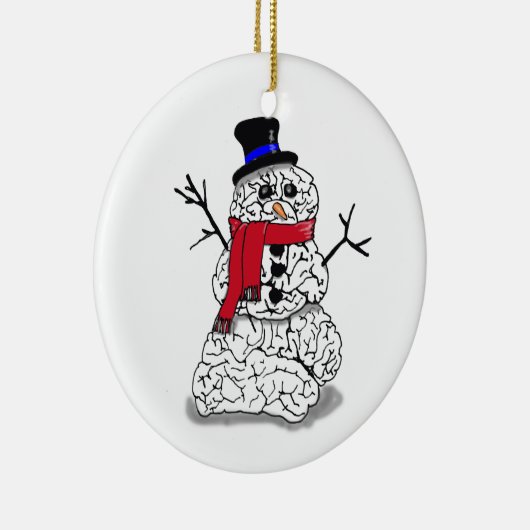 Snowbrain Keramik Ornament (Rechts)