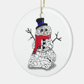 Snowbrain Keramik Ornament (Links)