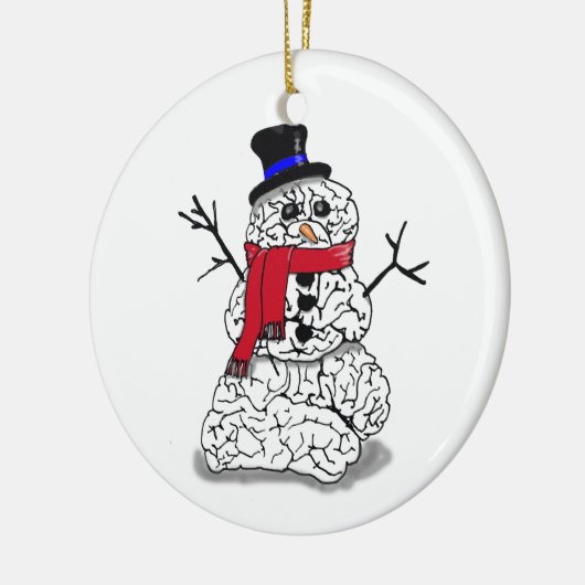 Snowbrain Keramik Ornament (Links)
