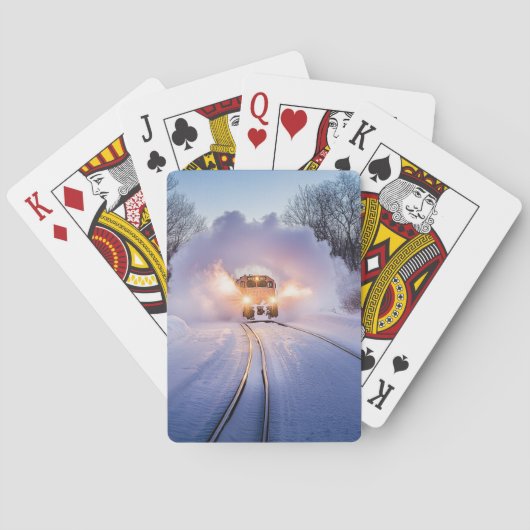 Snowburst Express: Winter Train Spielkarten (Rückseite)