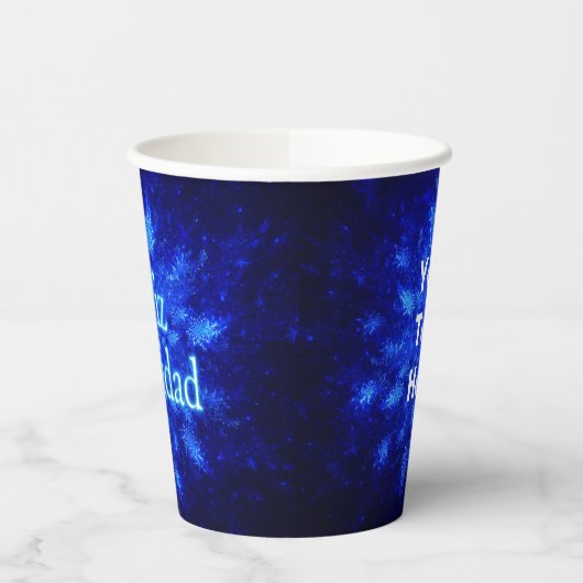 Snowburst - Feliz Navidad Pappbecher (Links)