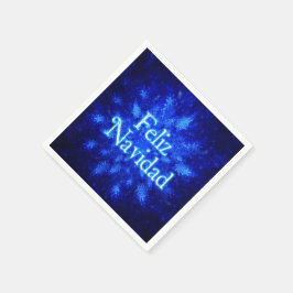 Snowburst - Feliz Navidad Serviette