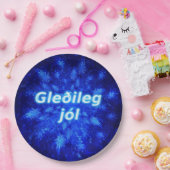 Snowburst - Gleðileg Jól Pappteller (Party)