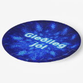 Snowburst - Gleðileg Jól Pappteller (Schrägansicht)