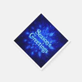 Snowburst - Grüße der Saison Serviette
