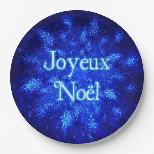 Snowburst - Joyeux Noё l Pappteller (Vorderseite)