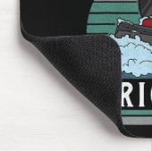 Snowcat Snow Groomer Profess Snowboarden Mousepad (Ecke)