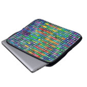 Snowcatcher Snowflakes Electronics Bag Laptopschutzhülle (Vorne Knopf)