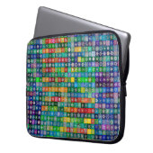 Snowcatcher Snowflakes Electronics Bag Laptopschutzhülle (Vorderseite Links)