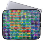 Snowcatcher Snowflakes Electronics Bag Laptopschutzhülle (Vorderseite)