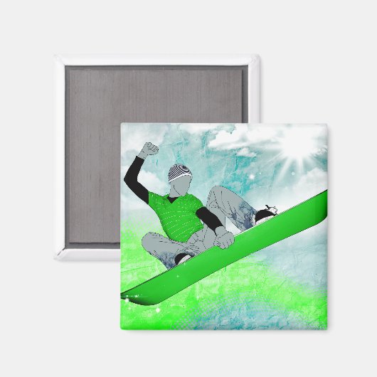 Snowcore. 1. magnet (Vorderseite/Rückseite)