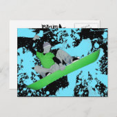 Snowcore. 1. postkarte (Vorne/Hinten)