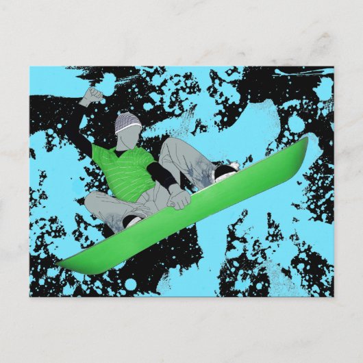 Snowcore. 1. postkarte (Vorderseite)