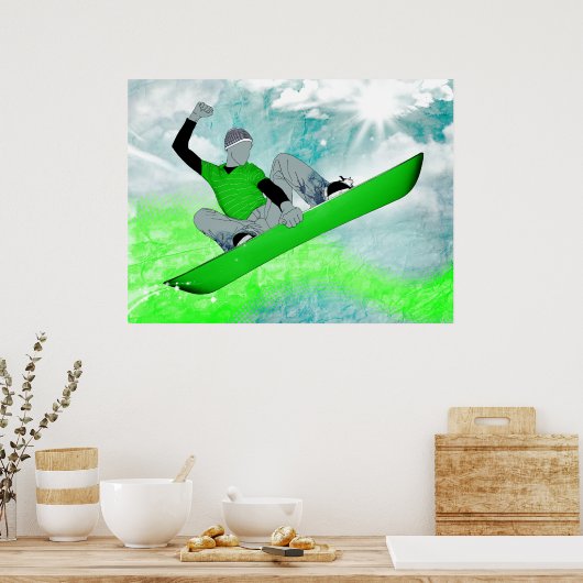 Snowcore. Poster (Küche)