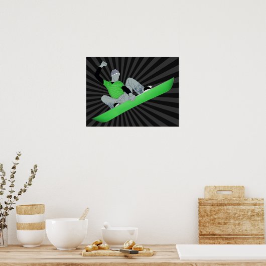 Snowcore. Poster (Küche)