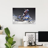 Snowcross Print Poster (Heimbüro)