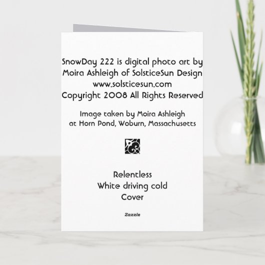 SnowDay 222 Karte (Rückseite)