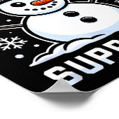 Snowday Suprter Fun Winter Days For Kids And Adult Poster (Ecke)