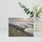 Snowden Mountain Bahn Foto Postkarte (Stehend Vorderseite)