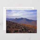 Snowden North Wales Postkarte (Vorne/Hinten)