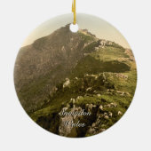 Snowdon - die letzte Meile, Gwynedd, Wales Keramikornament (Hinten)