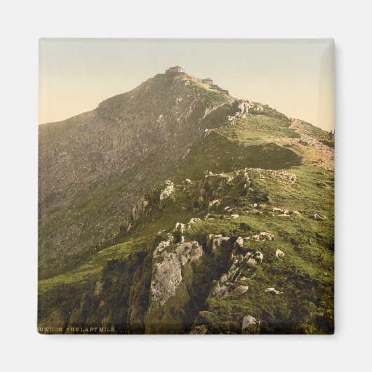 Snowdon - Die letzte Meile, Gwynedd, Wales Magnet (Vorne)