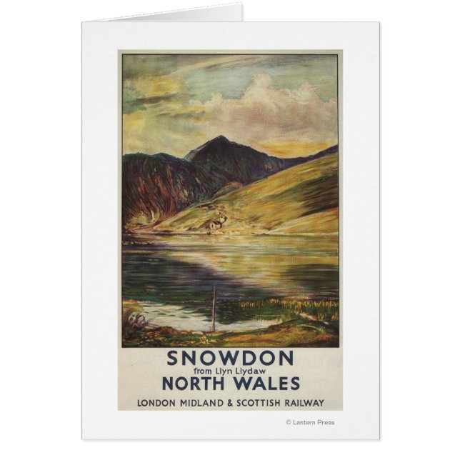 Snowdon Mountain View Railposter (Vorne)