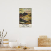 Snowdon Mountain View Railposter Poster (Küche)