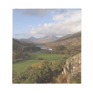 Snowdon von Capel Curig, Gwynedd, Wales (RF) Notizblock