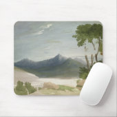 Snowdon (w/c mit Bleistift) Mousepad (Mit Mouse)