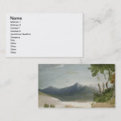 Snowdon (w/c mit Bleistift) Visitenkarte (Vorne/Hinten)